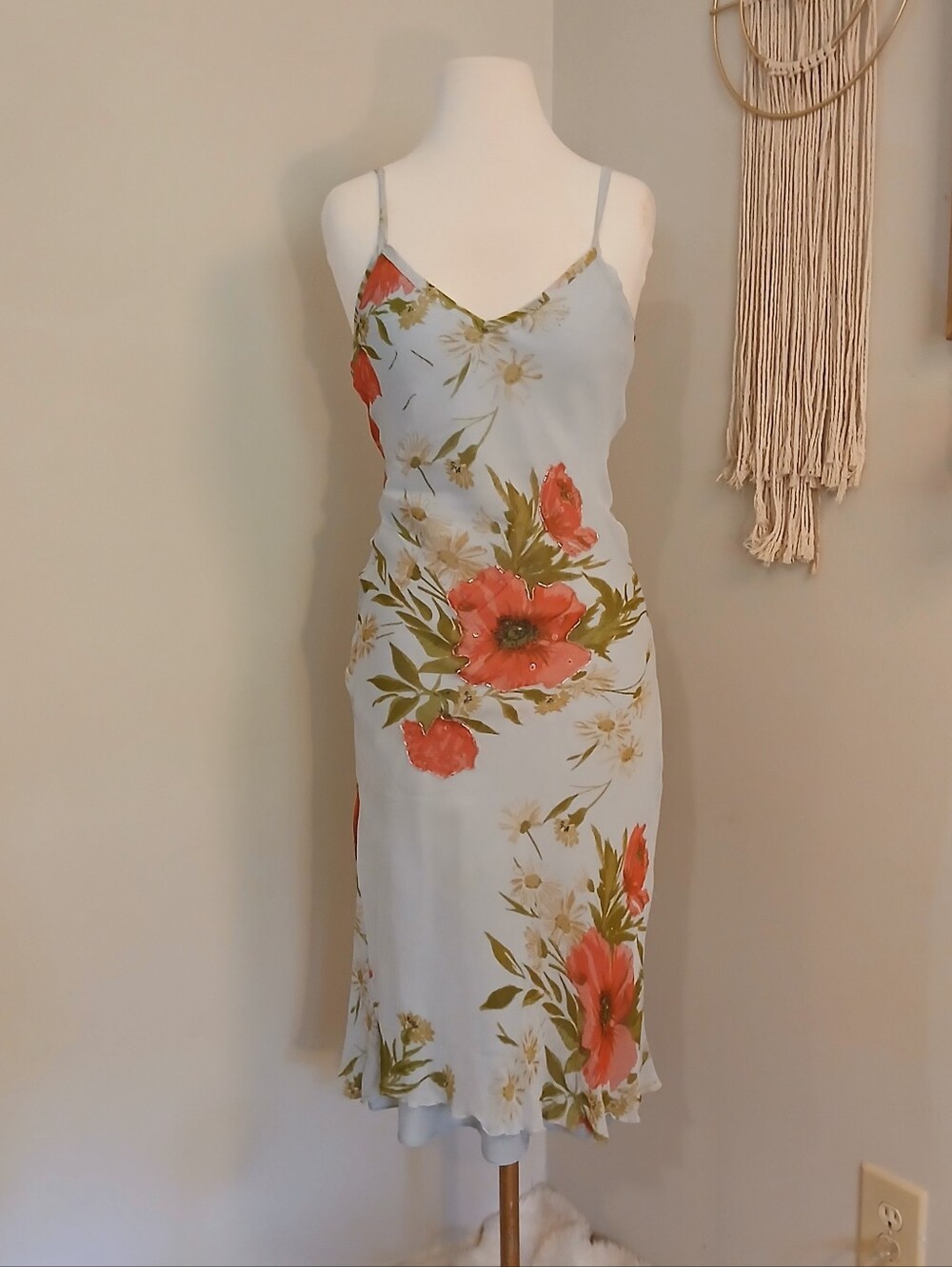 Vintage 90s Floral Slip Dress